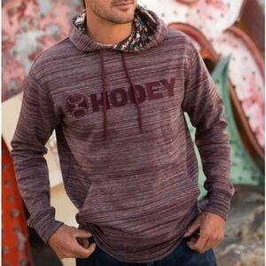 NWT• Hooey Lock-Up Burgundy Hoody Size M‎